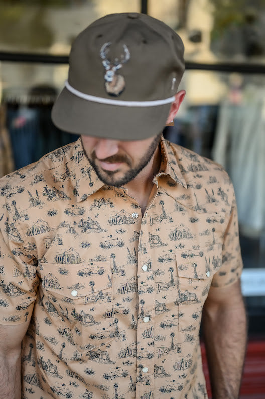Signature Pearl Snap - TX Toile