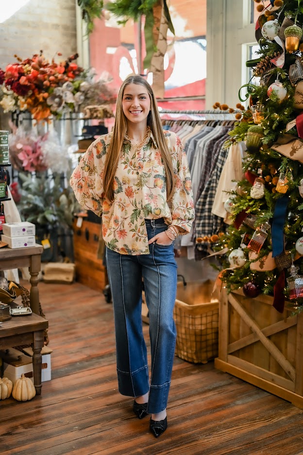 Thankfully Floral Top