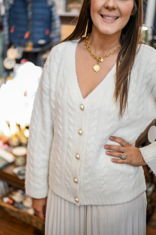 Joyce Cream Two Piece Maxi Dress