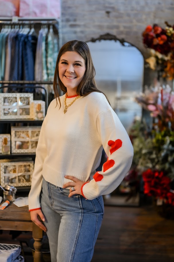Heart Crewneck Sweater