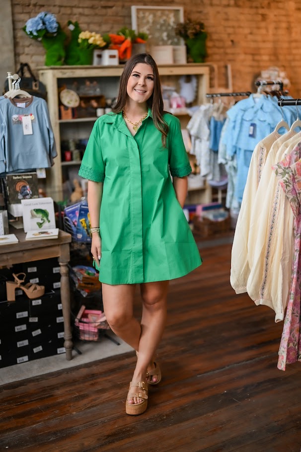 Penny Dress Green