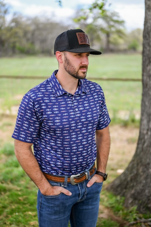 Men's Freshwater Polo Short Sleeve Shirt