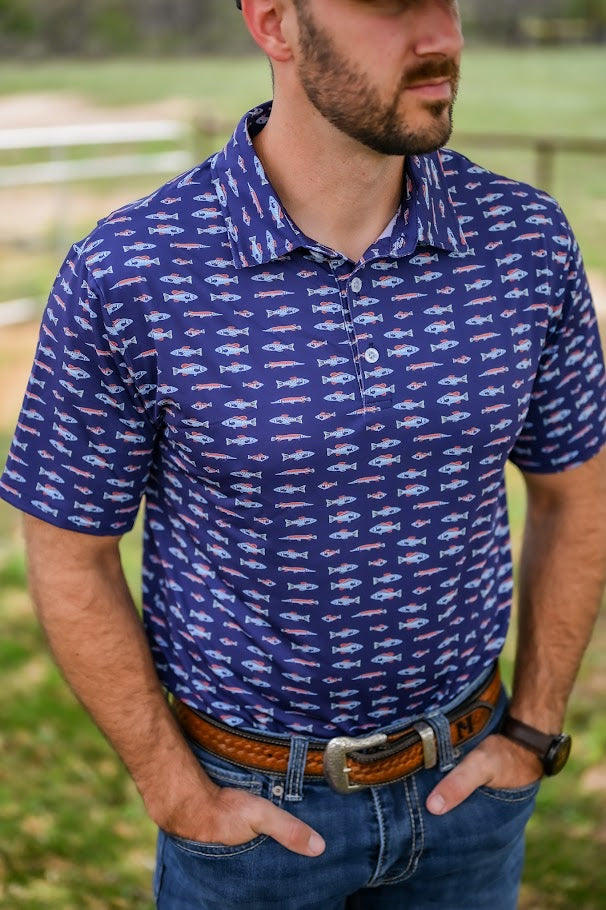 Men's Freshwater Polo Short Sleeve Shirt