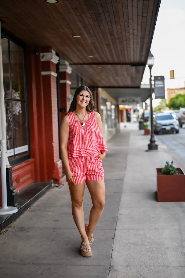 Sugar Rush Striped Two-Piece Set