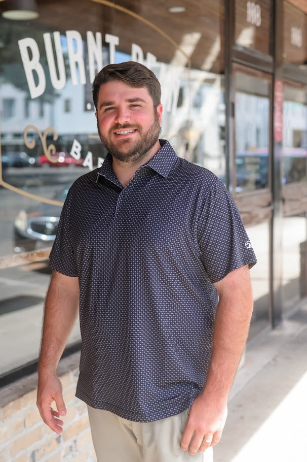 The Lonestar Polo Black and Grey