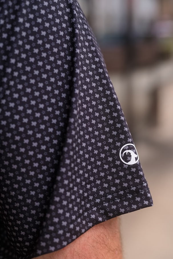 The Lonestar Polo Black and Grey