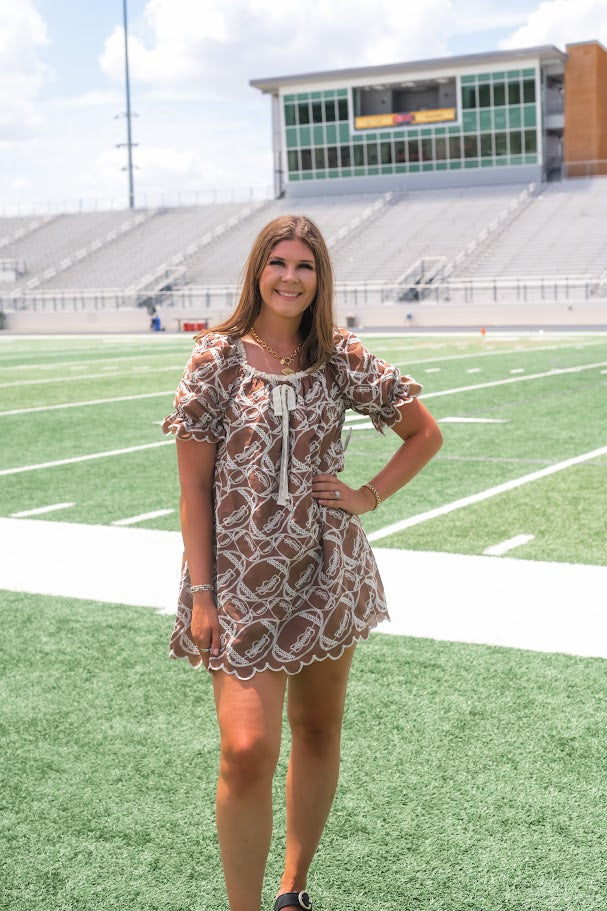 The Sideline Sweetheart Dress