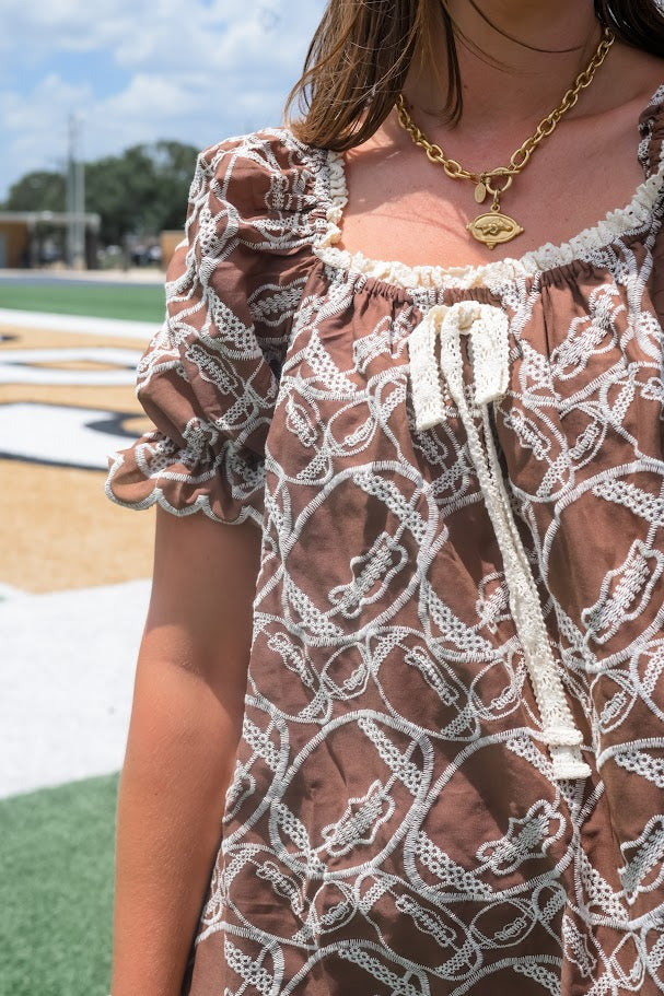 The Sideline Sweetheart Dress