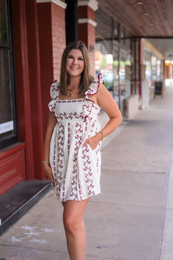 The Vineyard Vine Embroidered Dress