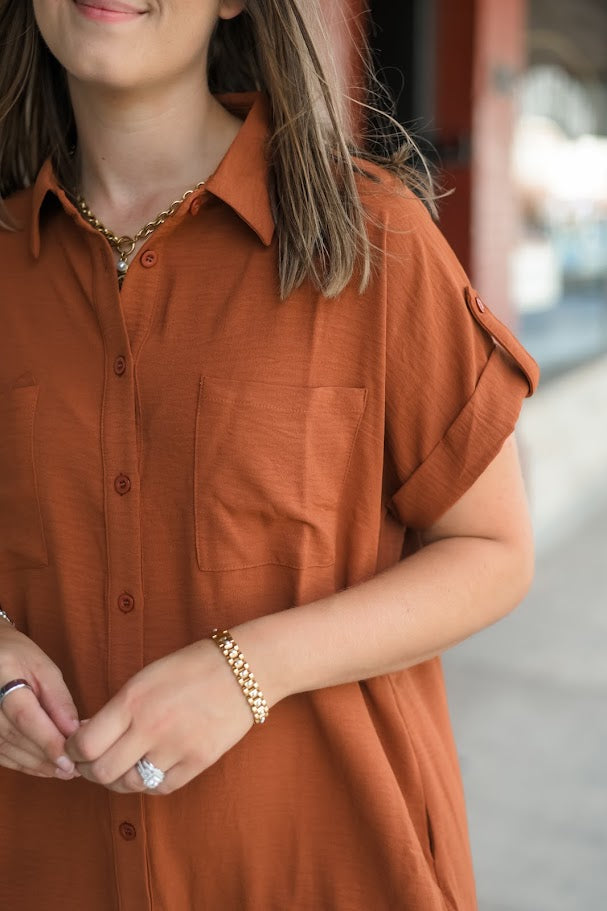Safari Shirt Dress