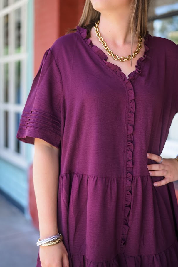 Whine & Dine Tiered Dress
