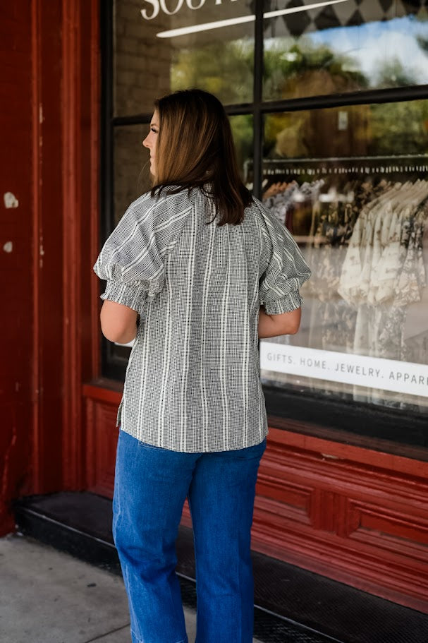 Farmer's Market Puff Top