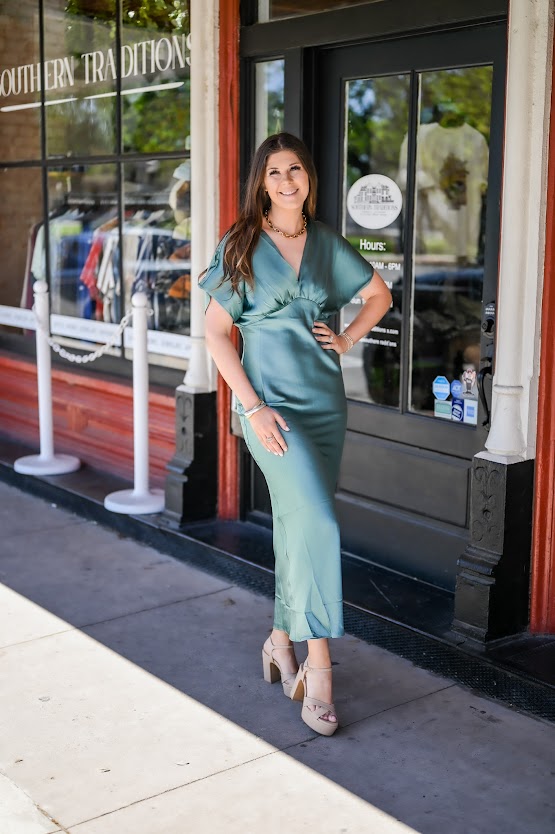 Charlotte Flutter Sleeve Dress