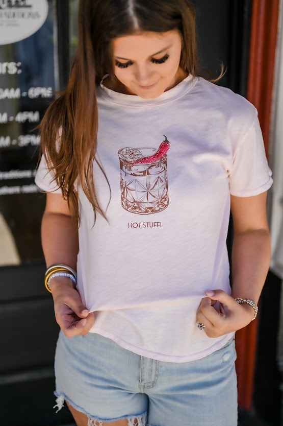 Hot Stuff Slub Cap Tee