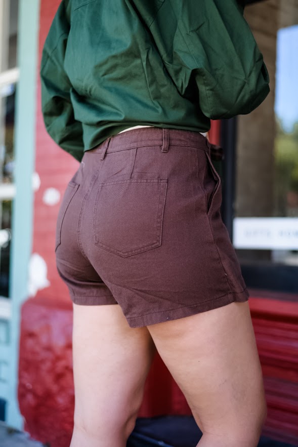 Denim Wrap Skort