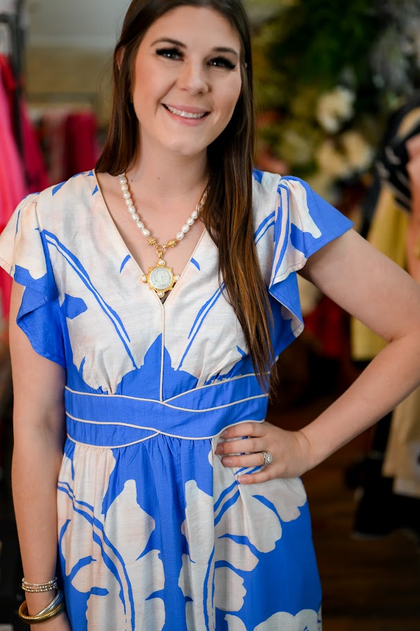 Avery Placement Midi Dress