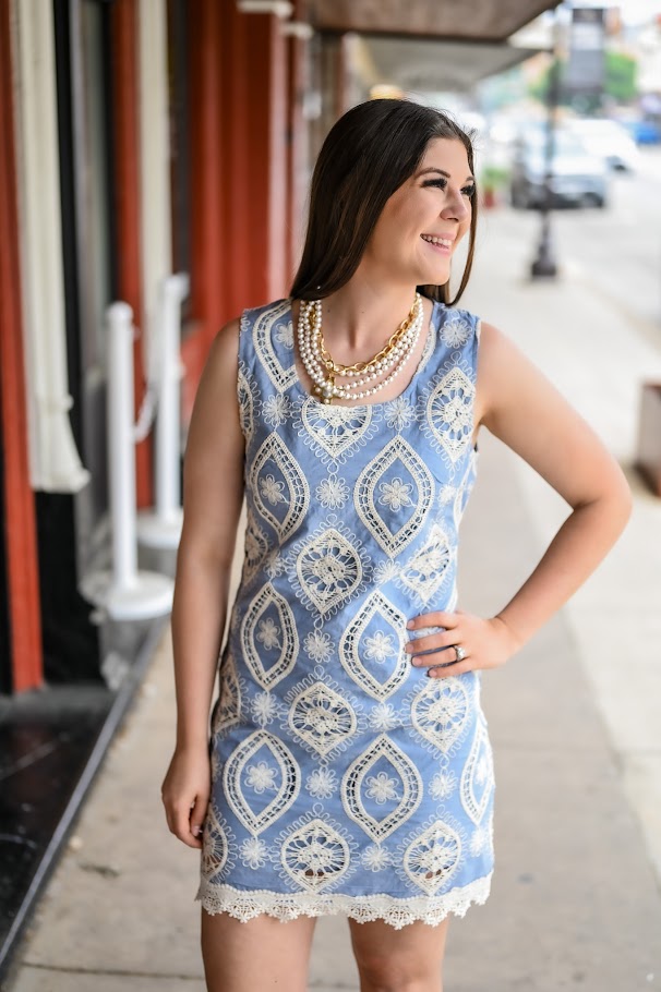 Coastal Lace Breeze Dress