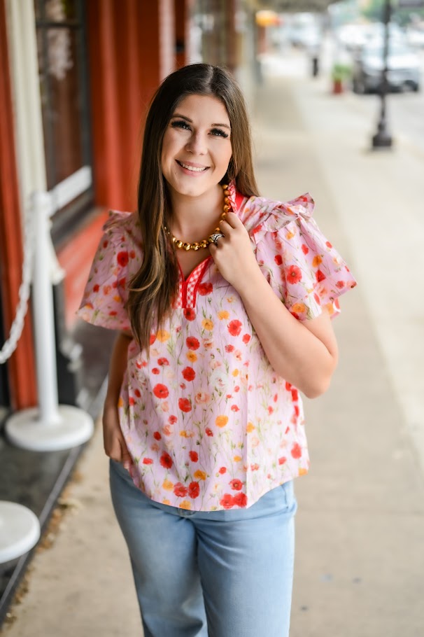 Secret Garden Flutter Top