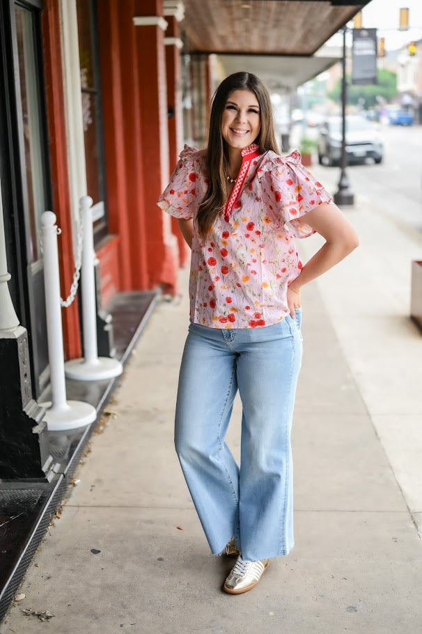 Secret Garden Flutter Top