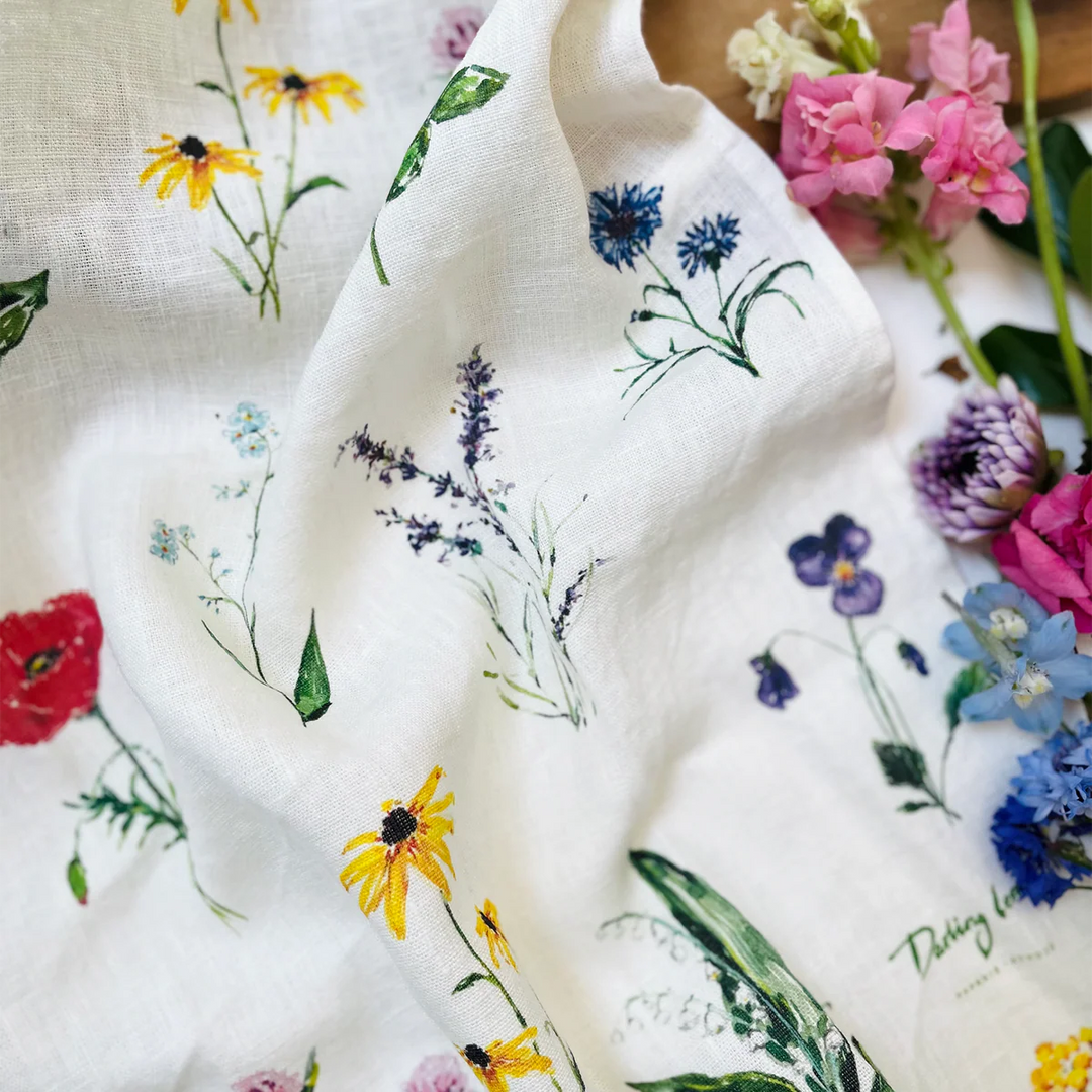 Wild Flowers Kitchen Towel