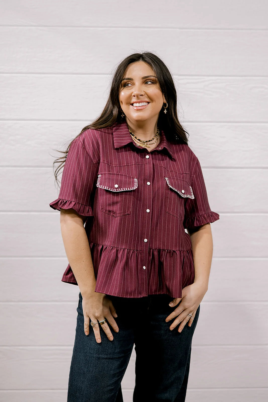Dixie Top - Howdy Maroon