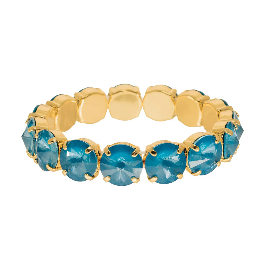 Croatia Stretch Bracelet - Teal Ignite