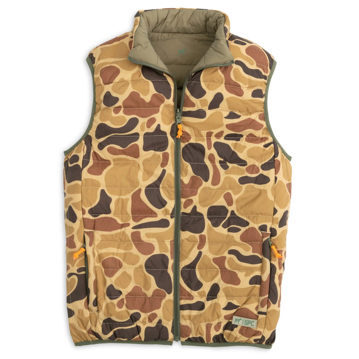 Reversible Down Boys Puffer Vest