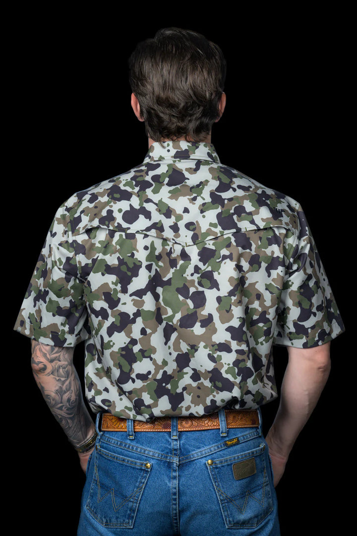 Ferrell Short Sleeve Snap - Camo 2.0
