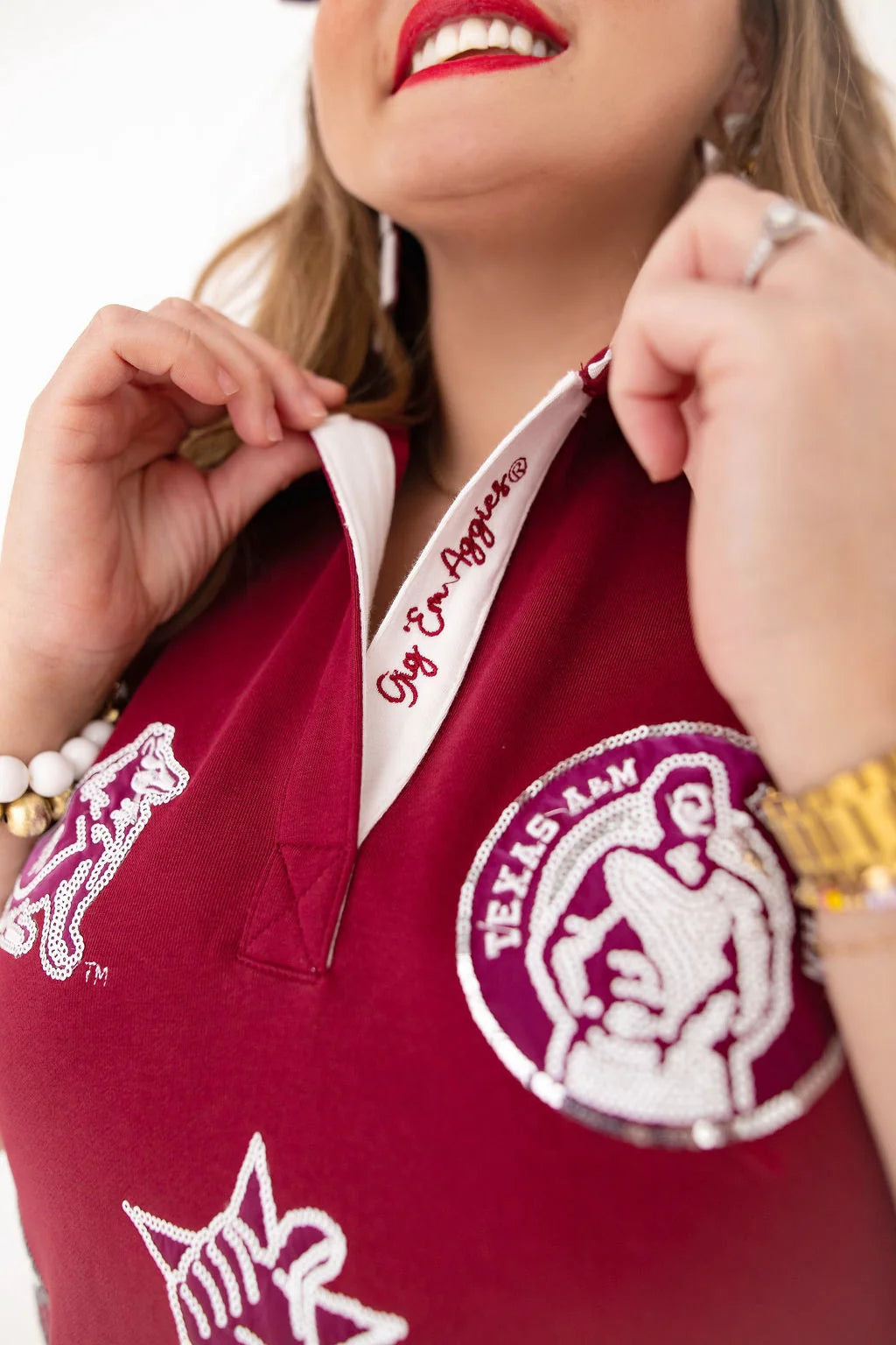 Texas A&M Logo Patch Dress