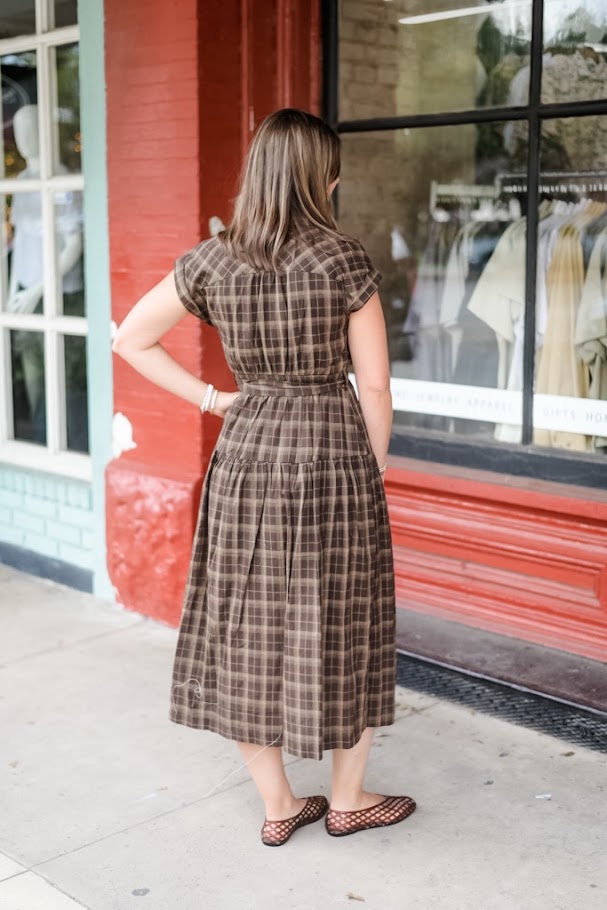 The Harvest Plaid Shirt Dress