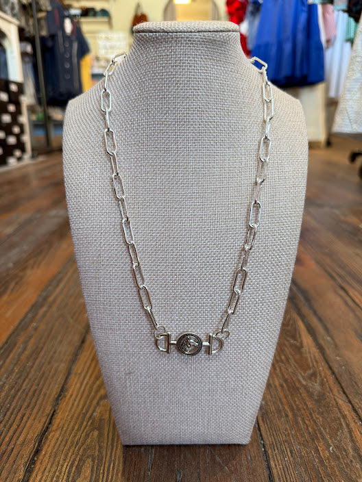 Silver Horse Bridle Necklace
