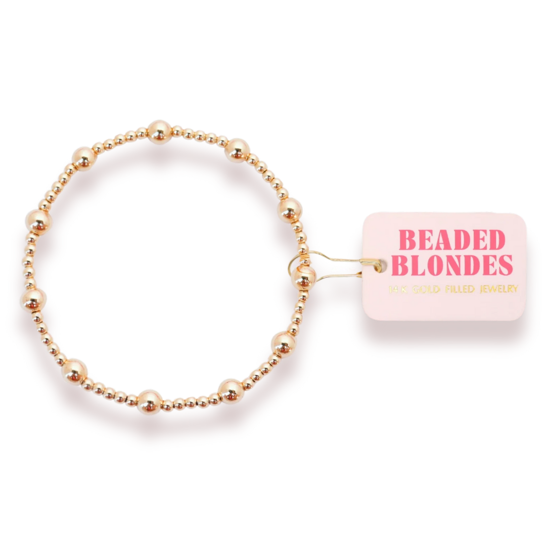 Beaded Blondes Lively - Gold