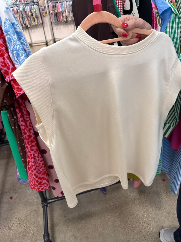 The Courtside Cotton Muscle Tee
