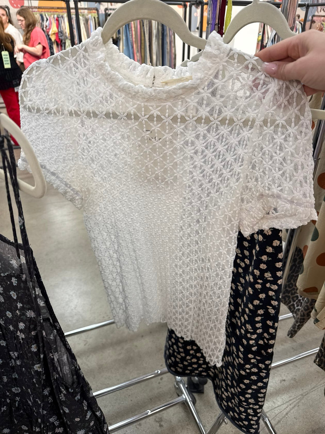 Southern Belle Eyelet Blouse