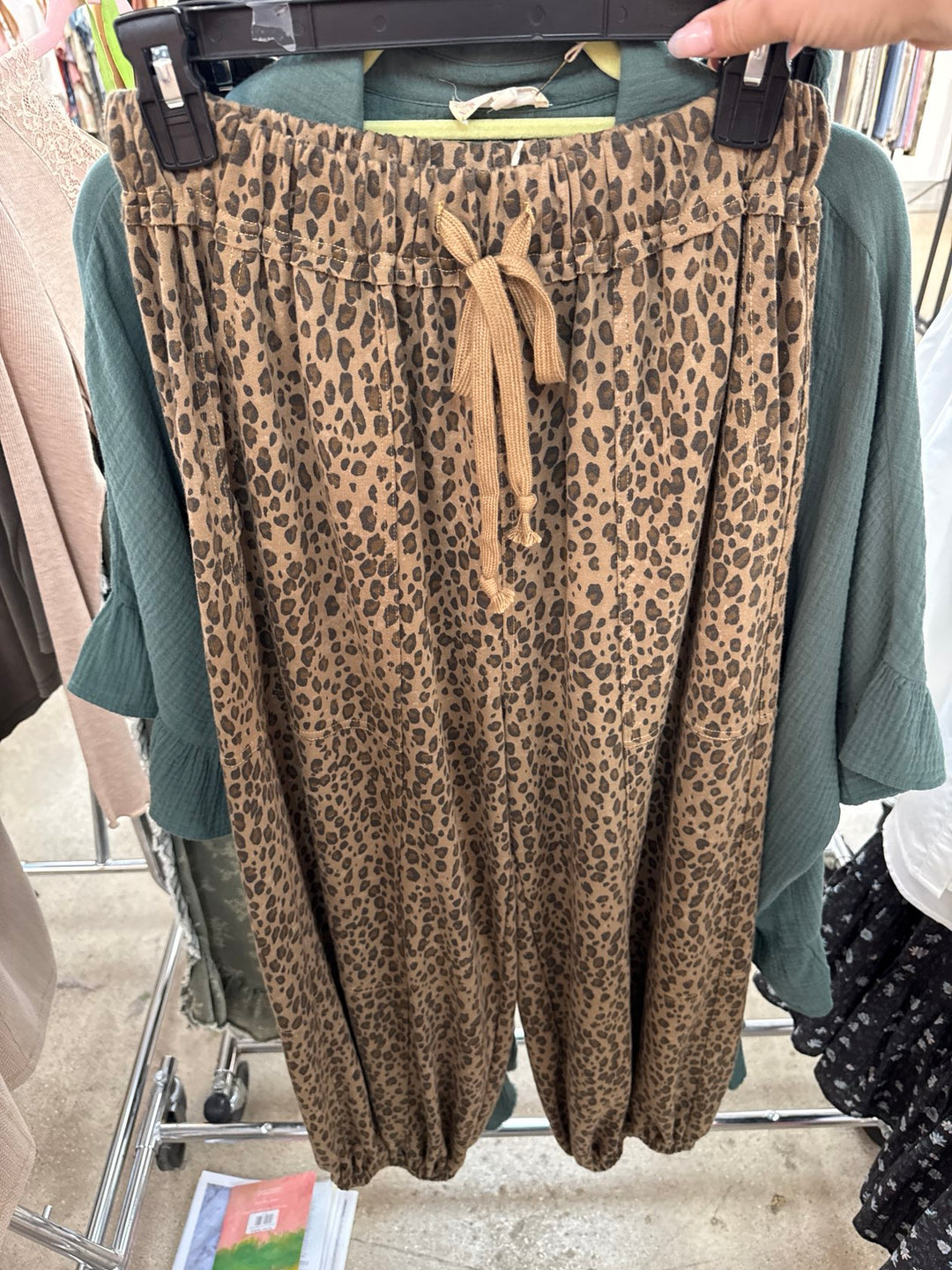 Mocha Madness Leopard Joggers