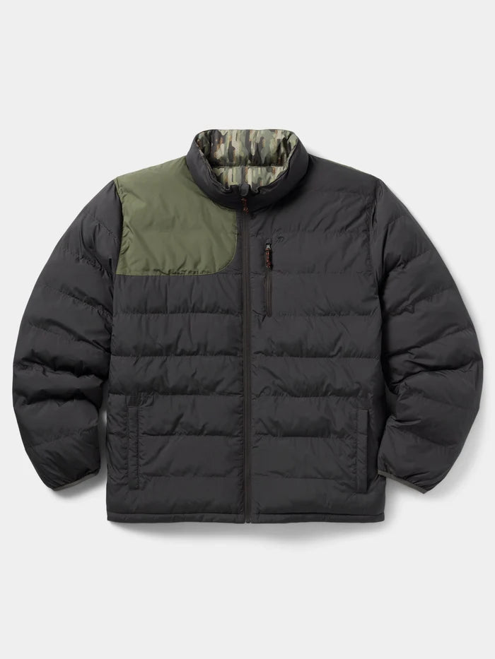 Reversible Puffer Jacket - Raven
