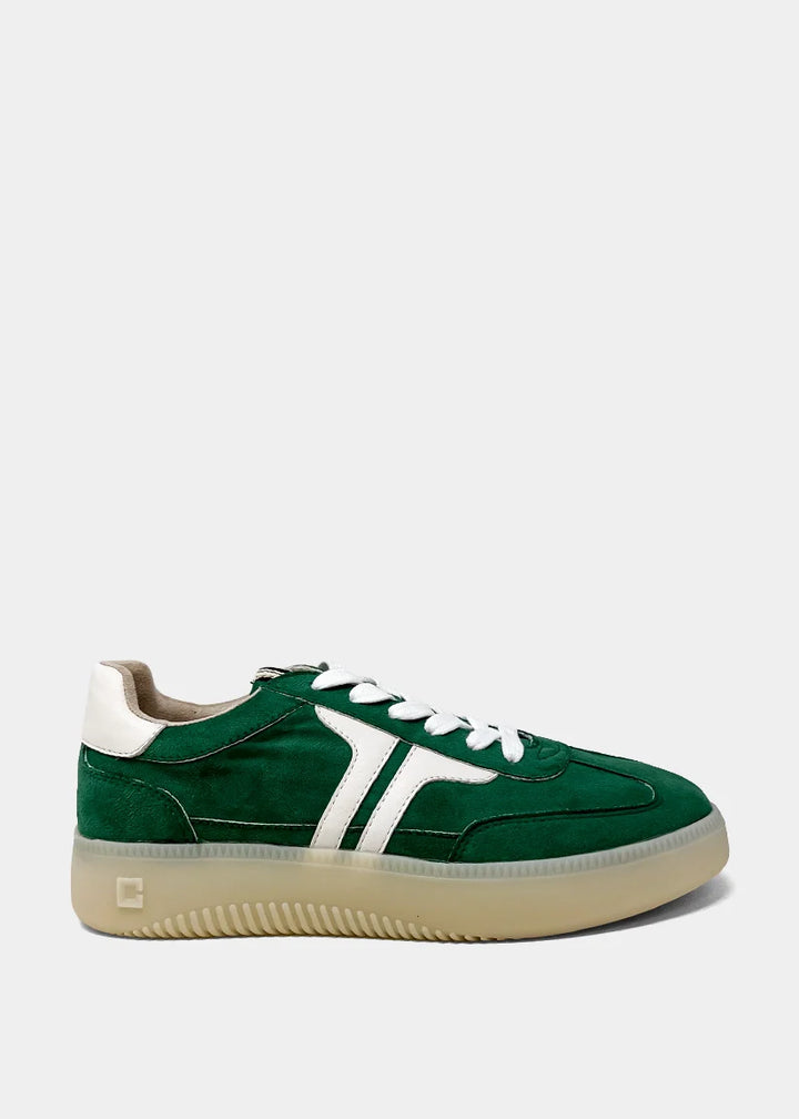 POPPY - GREEN SUEDE