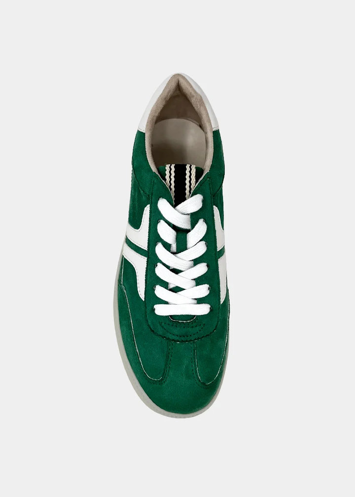 POPPY - GREEN SUEDE