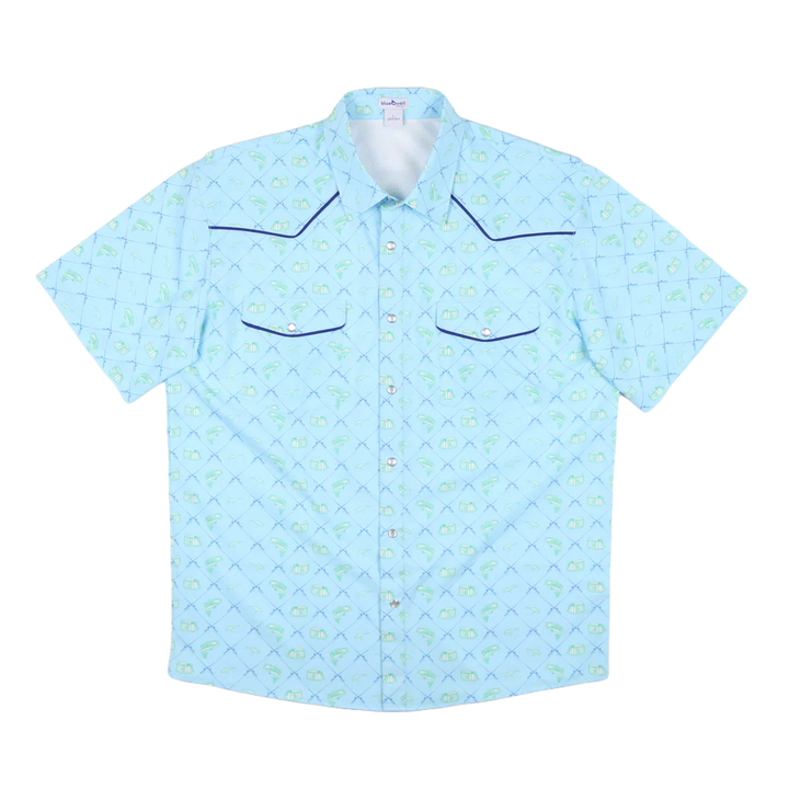 Men's Fisherman Pearl Snap Short Sleeve Shirt