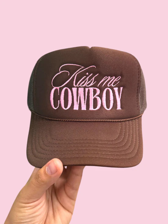 Kiss Me Cowboy Trucker