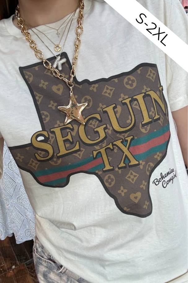 Seguin TX T-Shirt - Cream