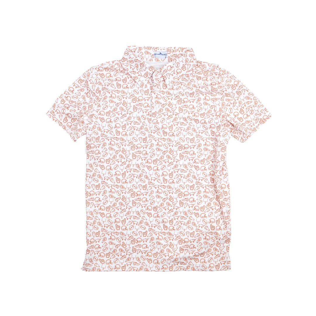 Kick Off Polo Short Sleeve - Burnt Orange