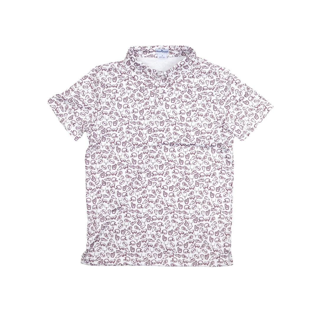 Kick Off Polo Short Sleeve - Maroon