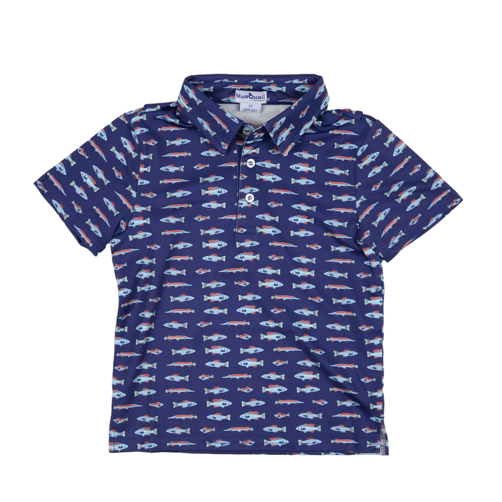 Kid's Freshwater Polo Short Sleeve Shirt