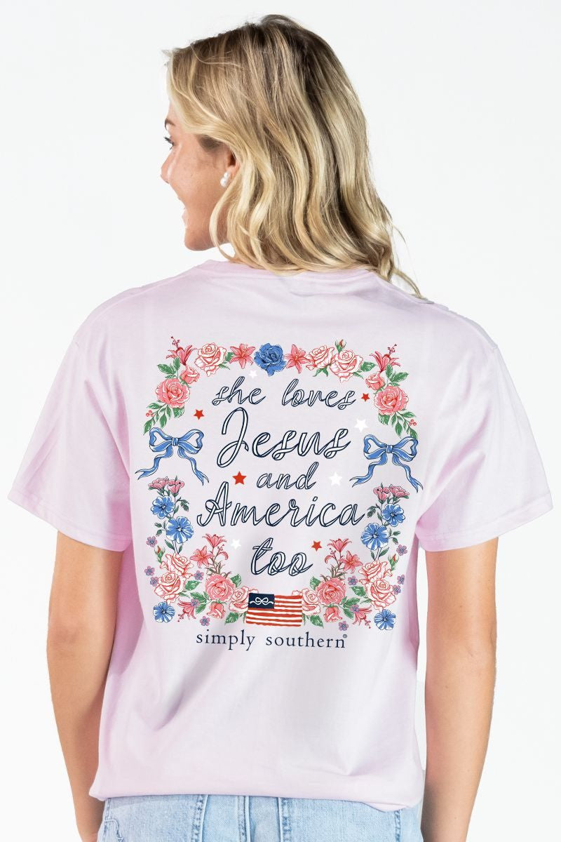 Jesus and America Tee