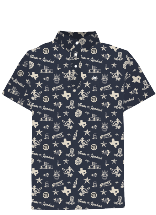Western Traditions Polo - Shiner - Navy