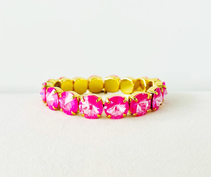 Croatia Stretch Bracelet - Ultra Fuchsia