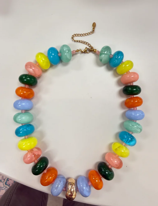 Sugar Bead Necklace - Summer