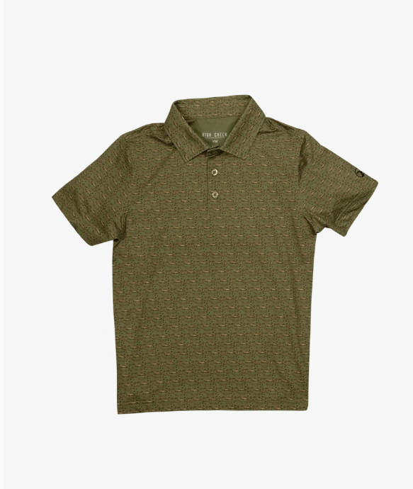 Youth Huntin' Fishin' Campin' Polo