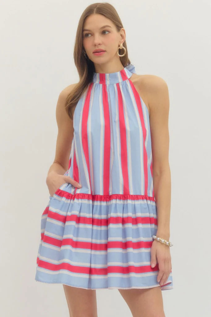 Liberty Lane Striped Dress